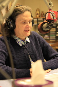Host Barbara Shinkle on the mic