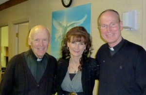Monsignor O'Donnell, Janet Napoli and Father Gabin